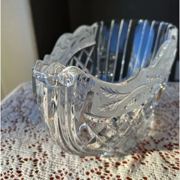 Vintage Crystal BLEIKRISTALL sleigh - Picture 4 of 14